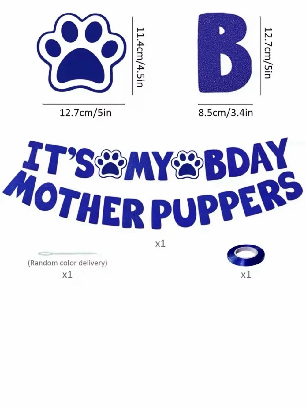 Birthday Girl Pink Dog Party Set - Pet Bandana, Bow Tie & Hat